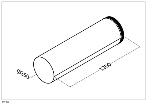 Qasair DR-350 (310) Duct Length 350