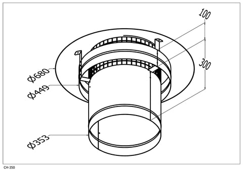 Qasair CH-350 (318) Chairman's Hat 350