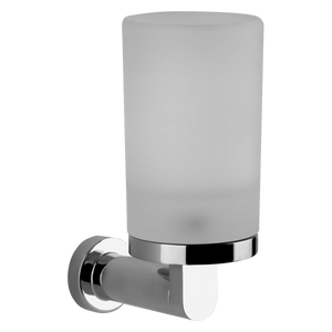 Gessi Emporio 38809 Wall Mounted Tumbler Holder in White Glass
