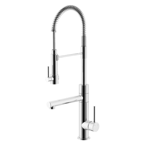 Gareth Ashton 3K5 Lucia Side Lever Sink Mixer with Spring Coil Pull Down