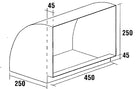 Condor HB-450X250 Horizontal Bend Three Motor
