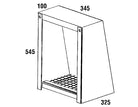 Condor WVC-V-450X250 Wall Vent Cover Vertical