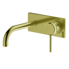 Gareth Ashton 6B-WS165-BB Poco 165mm Brushed Brass Wall Basin / Bath Set