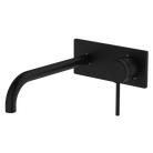 Gareth Asthon 6B-WS220-B Poco 220mm Black Wall Basin / Bath Set