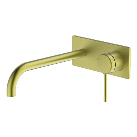 Gareth Asthon 6B-WS220-BB Poco 220mm Brushed Brass Wall Basin / Bath Set