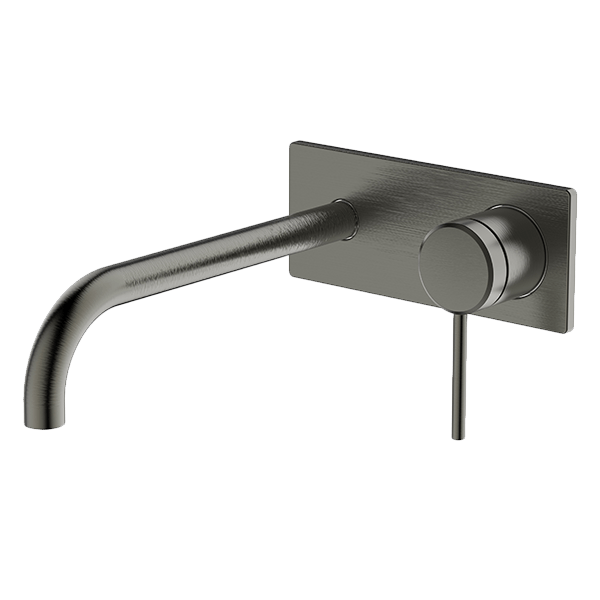 Gareth Asthon 6B-WS220-GM Poco 220mm Gun Metal Wall Basin / Bath Set
