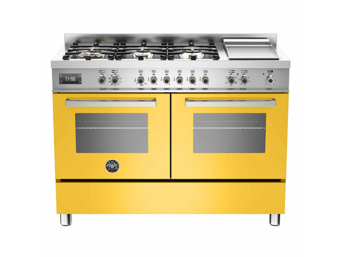 Bertazzoni PRO1206GMFED Professional Series 120cm 6-Burner + Griddle Electric Double Oven