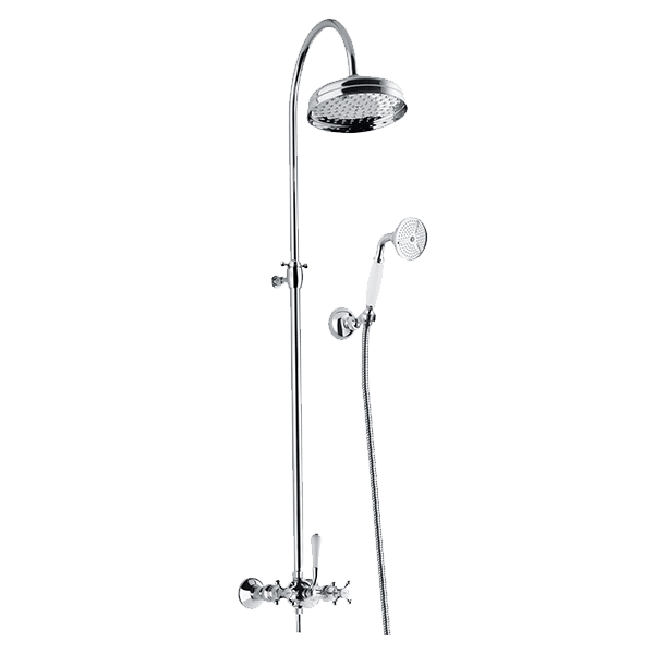 Armando Vicario 800004 Provincial Overhead Shower with Hand Shower