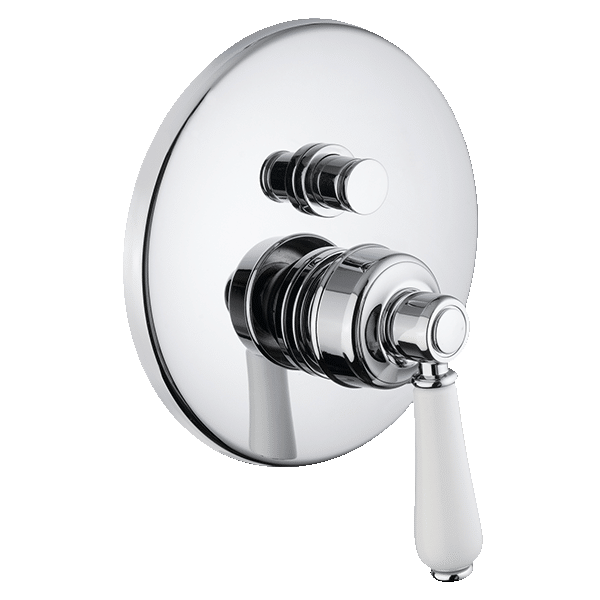 Armando Vicario 800008 Provincial Chrome Wall Mounted Divertor Mixer