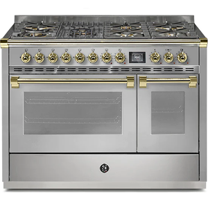 Steel Ascot AQ12SF 120cm Upright Cooker with Combi-Steam Oven and Auxiliary Oven
