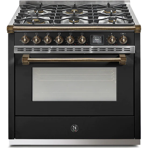 Steel Ascot AQ9S 90cm Upright Cooker with Combi-Steam Oven