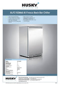 Husky ALFC1SD840 104L Al Fresco Back Bar Chiller