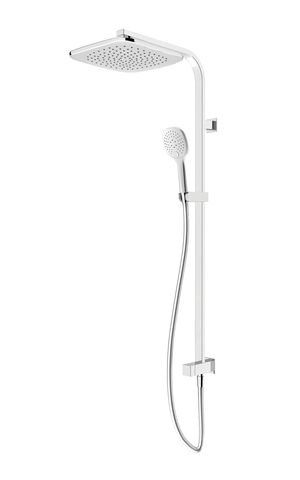 Aquas BA0103 Ultra Twin Shower System with Bottom Inlet 3 way Diverter