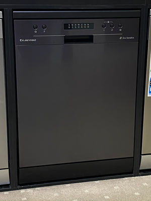 Kleenmaid DW6020XB 60cm Black Stainless Steel Free Standing or Build-Under Dishwasher
