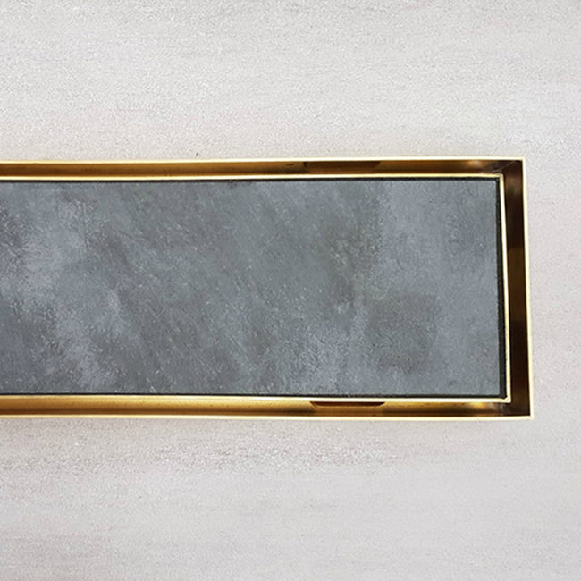 Bespoke Bathware XTIBR-100 Brass 90mm - 120mm Tile Insert Waste