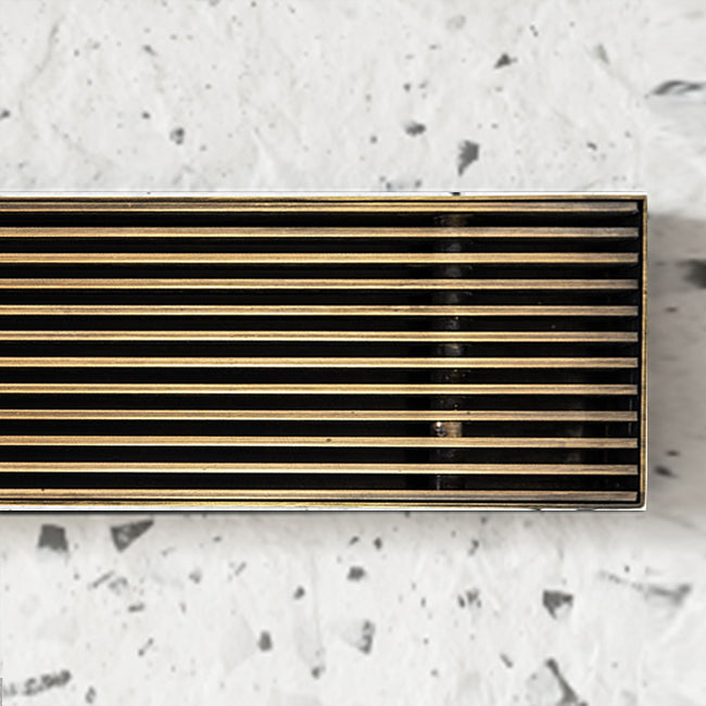 Bespoke Bathware XHGBA-100 Aged Brass Heelguard Waste