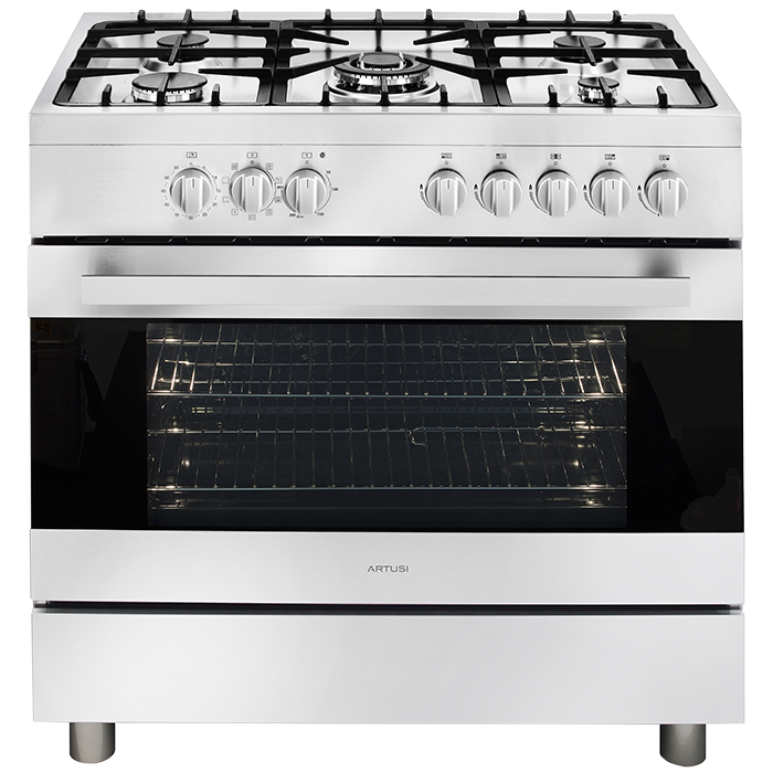 Artusi CAFG90X 90cm Freestanding Cooker With Gas Hob