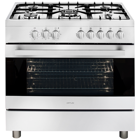 Artusi CAFG90X 90cm Freestanding Cooker With Gas Hob