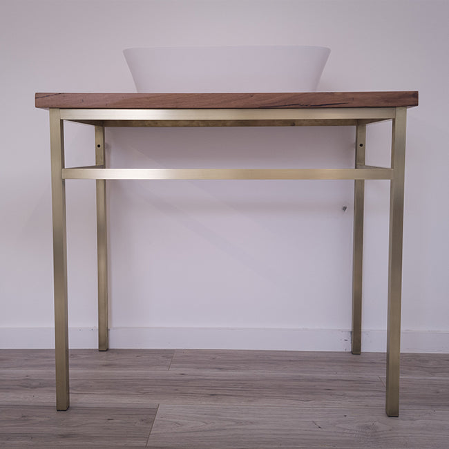 Bespoke Bathware Brass Square Console