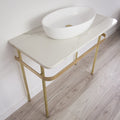 Bespoke Bathware Brass Round Console