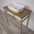 Bespoke Bathware Brass Square Console