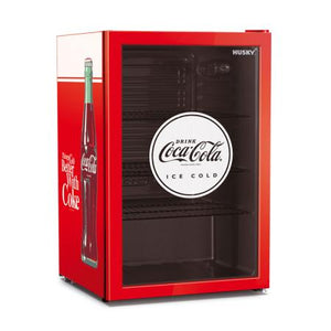 Husky CKK130-168-AU-HU.1 130L Coca-Cola Glass Door Bar Fridge