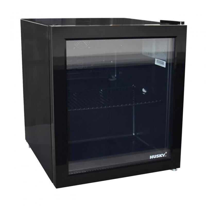 Husky CKK48-241-BK-AU.1 48L Black Glass Door Bar Fridge