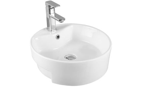 Decina CABRO Caval Round Semi-Recessed Basin
