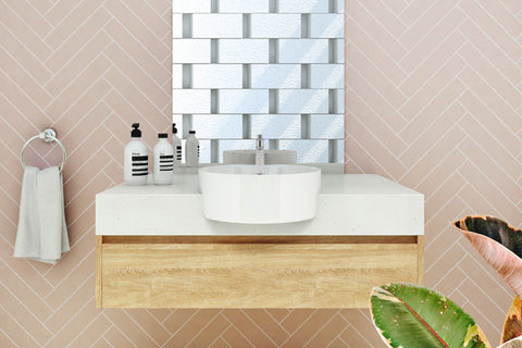 Decina CABRO Caval Round Semi-Recessed Basin