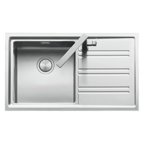 Barazza EASY100L/EASY100R Easy Single Bowl Stainless Steel Sink
