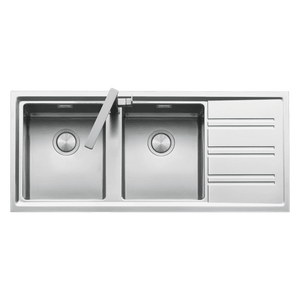 Barazza EASY200L/EASY200R Easy Double Bowl Stainless Steel Sink
