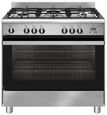 Emilia EM965GG 90cm Stainless Steel Cooker with Fan Assisted Gas Oven