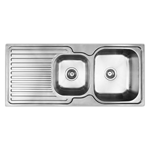 Abey EN175L/EN175R Entry Right Hand Bowl Stainless Steel Sink