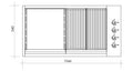 Artusi ABBQM 104cm Built-In Gas BBQ