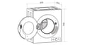 Artusi ACD45A 4.5Kg Front Loader Dryer