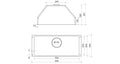 Artusi AUM60/AUM60B 60cm Concealed Undermount Rangehood