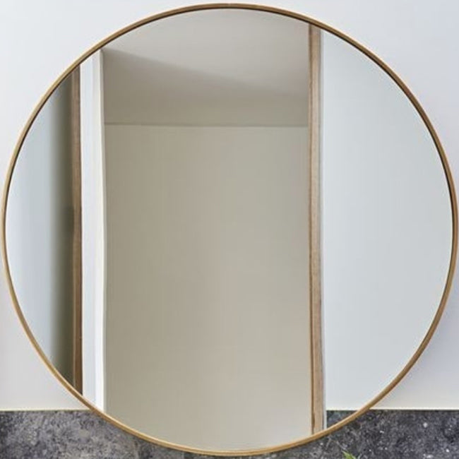 Bespoke Bathware Framed Raw Brass Mirror