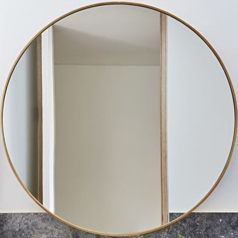 Bespoke Bathware Framed Raw Brass Mirror