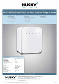 Husky HUSD-RETRO41 41L Retro Style 41L Mini Bar Fridge