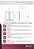 Husky HUSWS66MBZY Riserva Collection 168L Wine Cabinet