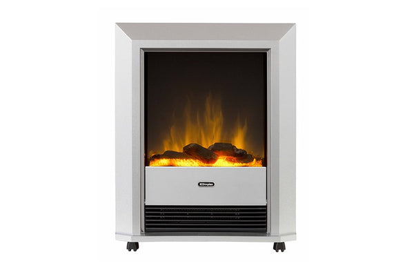 Dimplex LEE Lee Silver 2kW Optiflame Portable Electric Fire – 8Appliances