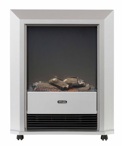Dimplex LEE Lee Silver 2kW Optiflame Portable Electric Fire