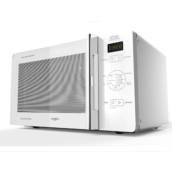 Whirlpool MWC25WH Crisp N’ Grill 25L White Microwave
