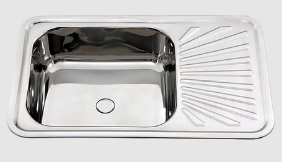 Unique NH-324N Celloette 590mm Stainless Steel Single Bowl Sink