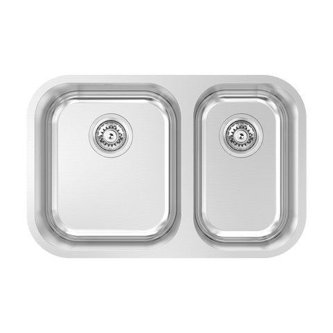 Abey NQ180 The Brisbane Double Bowl Stainless Steel Sink