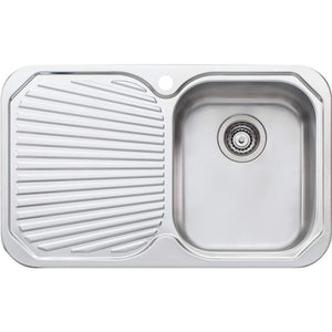 Oliveri PE321/PE322 Petite Single Bowl Sink With Drainer