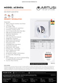 Artusi ACD60A 6Kg Front Loader Dryer