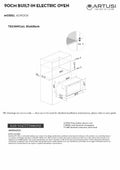 Artusi AO900X 90cm Built-In Electric Oven