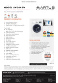 Artusi AWD845W Front Loader Washer & Dryer