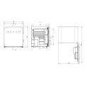 Husky HUSD-RETRO41 41L Retro Style 41L Mini Bar Fridge